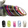 30 Pcs Mixed Color Roll Striping Tape Line DIY Nail Art Tips Decoration Sticker