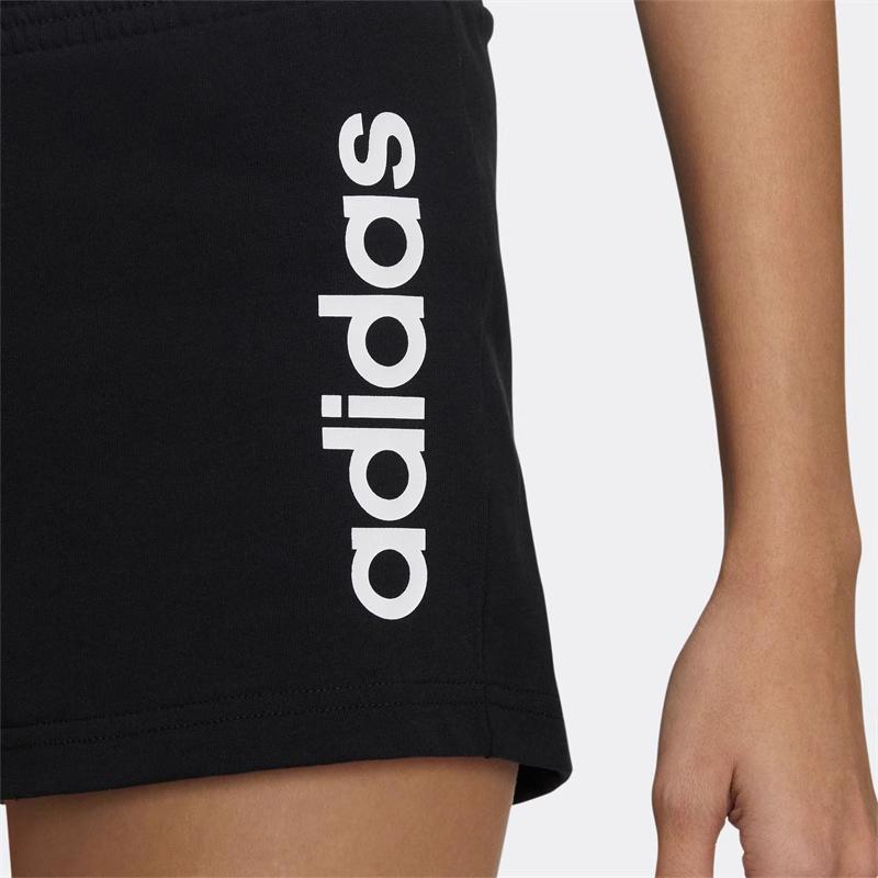 Adidas Спортивные повседневные шорты с логотипом Neo Letter, женские шорты черного цвета GP5566