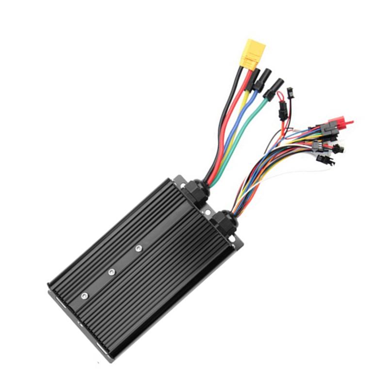 Dual Mode 48V-72V 80A 3000W Sine Wave Ebike Controller 18 Tube With XT-150 Plug For For Electric Bike