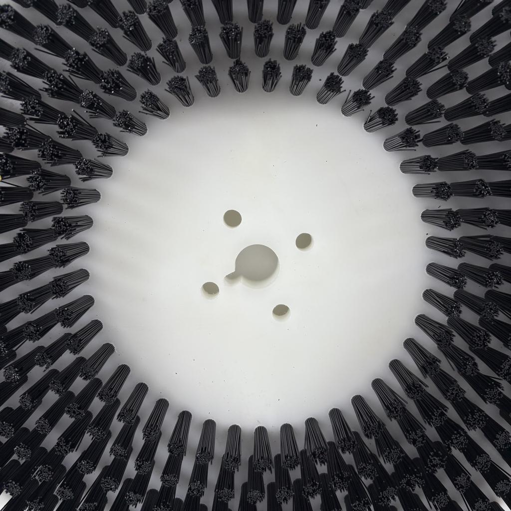 Tdf Nylon Floor Cleaning Brush Assembly Disk Round Floor Brush Scrubbing Rotary Disc