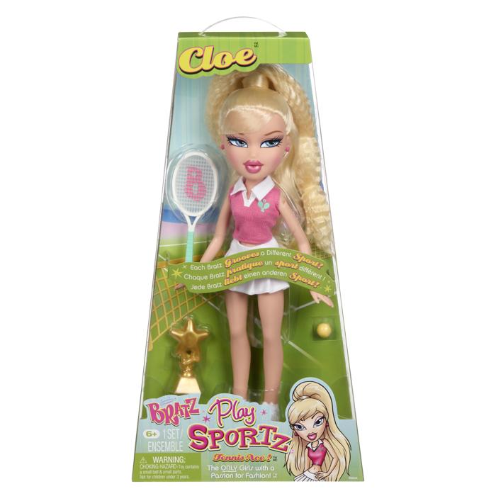 BRAT- Bratz Play Sportz - Cloé - Poupée mannequin joueuse de Tennis
