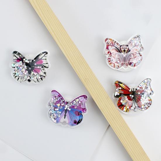 Мобильный телефон Палец Складной Портативный Держатель-бабочка Противоударный Зыбучий песок Телефон Расширяющаяся подставка-грип