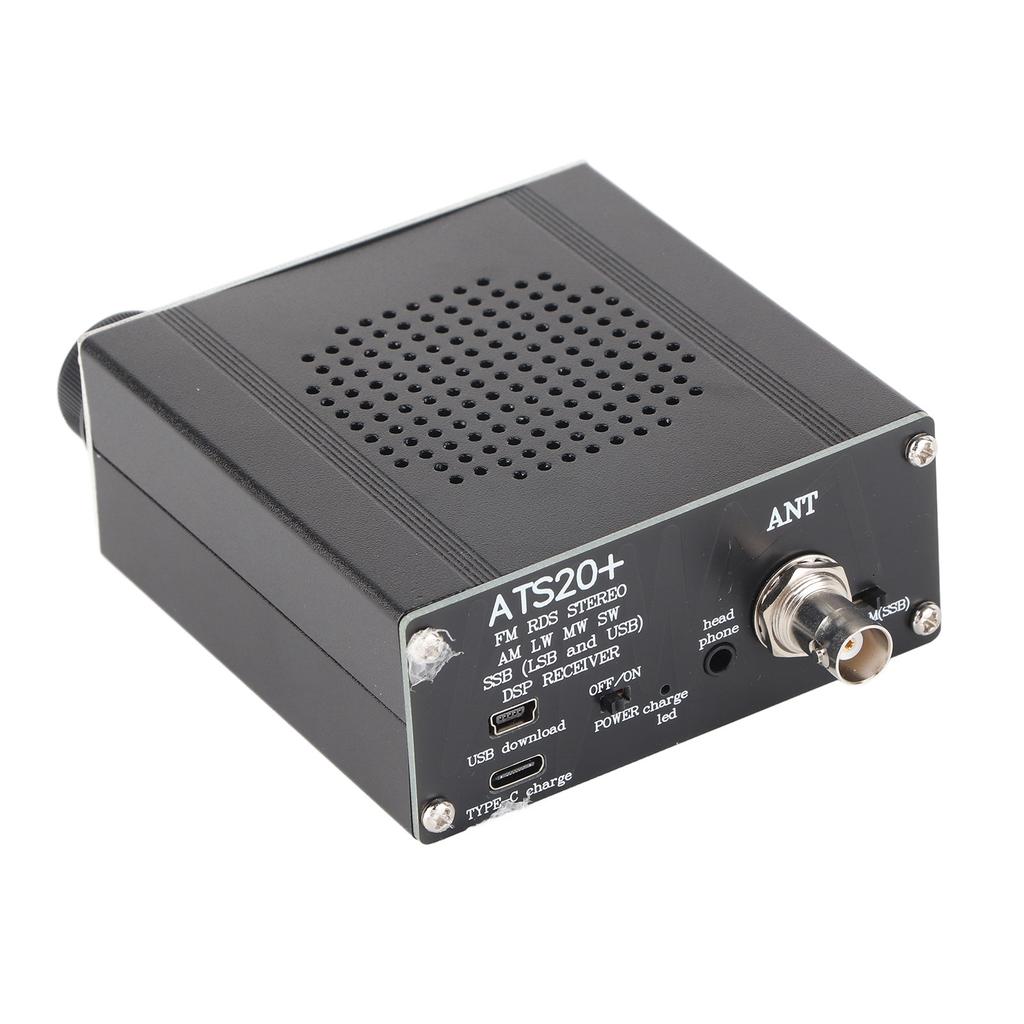 Полнодиапазонный радиоприемник AM LW MW SW SSB LSB USB-сканер Портативный с антенной ATS?20+ Si4735