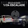 1:24 Cadillac Escalade SUV Alloy Model Car Toy Diecast Metal Casting Pull Back Sound and Light Car Toys For Collection Vehicle