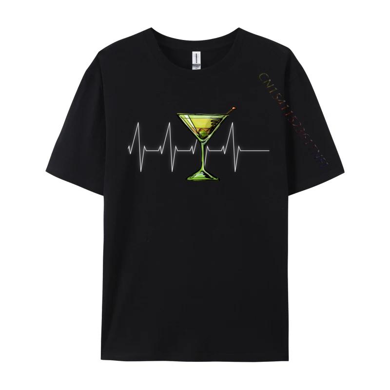 Dirty Martini Heartbeat Comics Family Top T-Shirts Summer Tops T Shirt For Men Graphic Pure Cotton Print T Shirts Drop Shipping