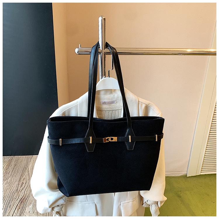 Шикарная Минималистичная Ретро Сумка-Тоут: Высококачественная осенне-зимняя наплечная сумка для повседневной работы и поездок