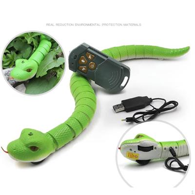 RC Snack Toy Электрическая имитация змеи Змея движется Поддельные Реалистичные Ползающие