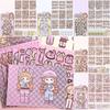 Papper Girls Dress Up Декоративные наклейки Многоцветные наклейки для детских книг