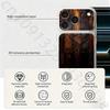 Натуральное дерево Для iPhone 17 pro Max /17 pro Полное покрытие Наклейка Кожаная Обложка 3D Цветная Задняя Защитная Пленка-Наклейка