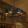 Antler Chandelier Dining Room Living Room Decoration Black Resin Chandelier