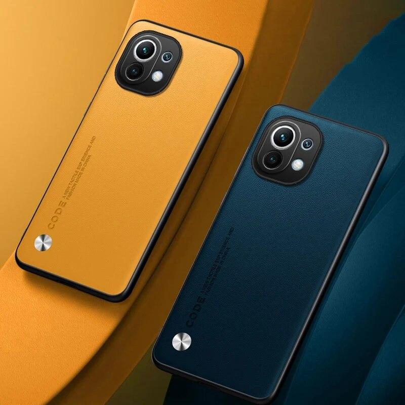 Роскошный кожаный чехол для Xiaomi Mi 11 Lite 5G NE 11T Pro Mi11, силиконовый защитный чехол для телефона Xiaomi Mi 11 Ultra 11i 11X