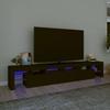 VidaXL TV Stand with LED Lights Entertainment Center Storage Media Console Living Room Furniture Home 3152787