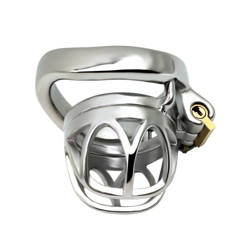 Мужской замок целомудрия из нержавеющей стали CB, клетка для пениса, металлические секс-игрушки для взрослых, кольцо на член, шаровые носилки, раб, БДСМ