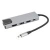 5 в 1 USB C Hub TYPE C для 4K HD Display Interface 1000 Мбит/с RJ45 USB3.0 PD USB C Док-станция