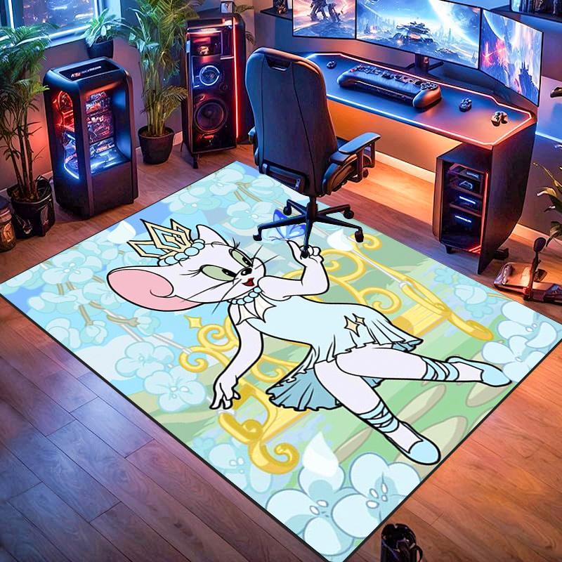 Tom Jerry: Adventure carpet printing Suitable for all seasons Protective pad Art Office chair cushion