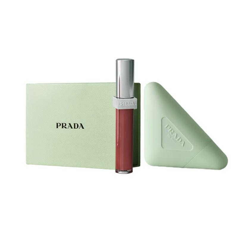 Prada Набор по уходу за телом Сияющий блеск для губ крем для рук комбинация ароматический увлажняющий Набор из двух предметов: Крем для рук Papi 50 мл + Жидкий блеск для губ #201 8 мл