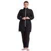 Plus Size Women Muslim Muslimah Swimwear Full Coverage Women Swimming Suit Highly Elastic Comfortable 3 Pieces Beachwear XL-6XL