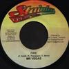 7inch Record MR. VEGAS / DR. EVIL - Fire / We A Gangsta NONE Stainless Recor Jamaica Reggae, Ska & Dub Used