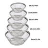 Professional Kitchen Sieves With Extra Fine Mesh Rice Strainer Stainless Steel Colander For Straining Grains Fruit