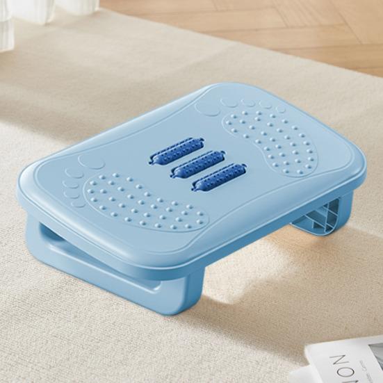 Подставка для ног под стол с массажным роликом, прочная, портативная, для мужчин и женщин, для снятия боли в ногах, эргономичная, для домашнего офиса, для работы, качающаяся табуретка