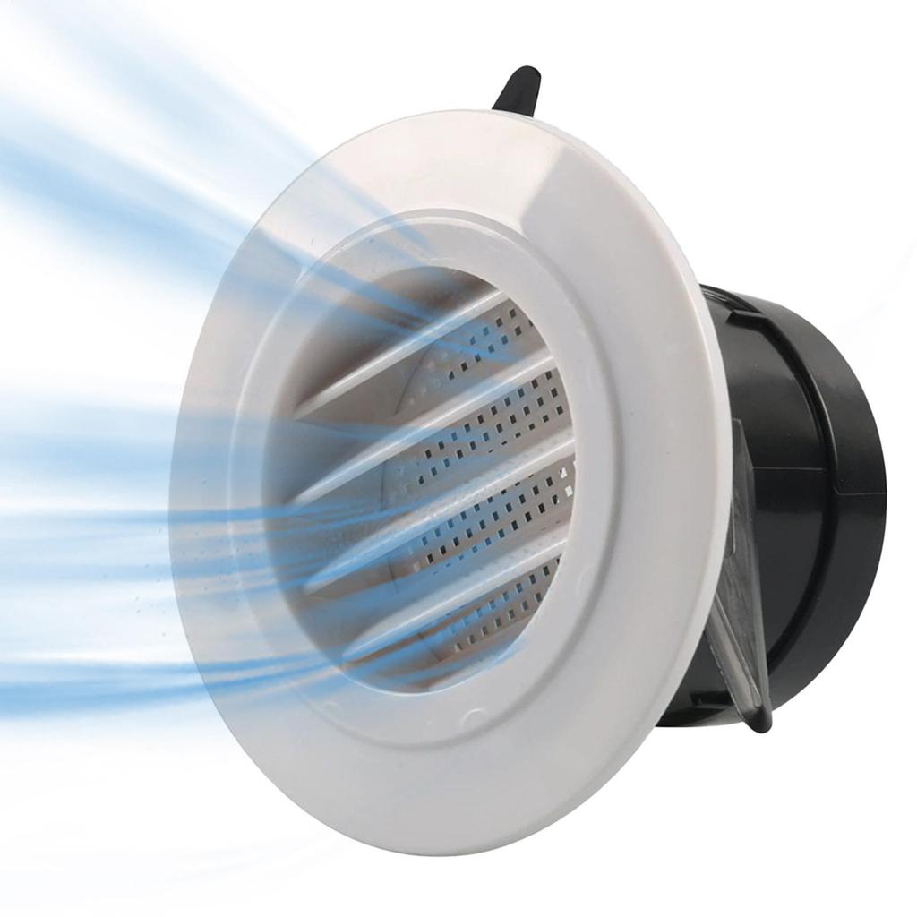 RV Air Louver Ceiling Vent RV Heater Exhaust Vents Cover Caravans Accessories Mobile Home Ventilation Parts for Vacation Travel