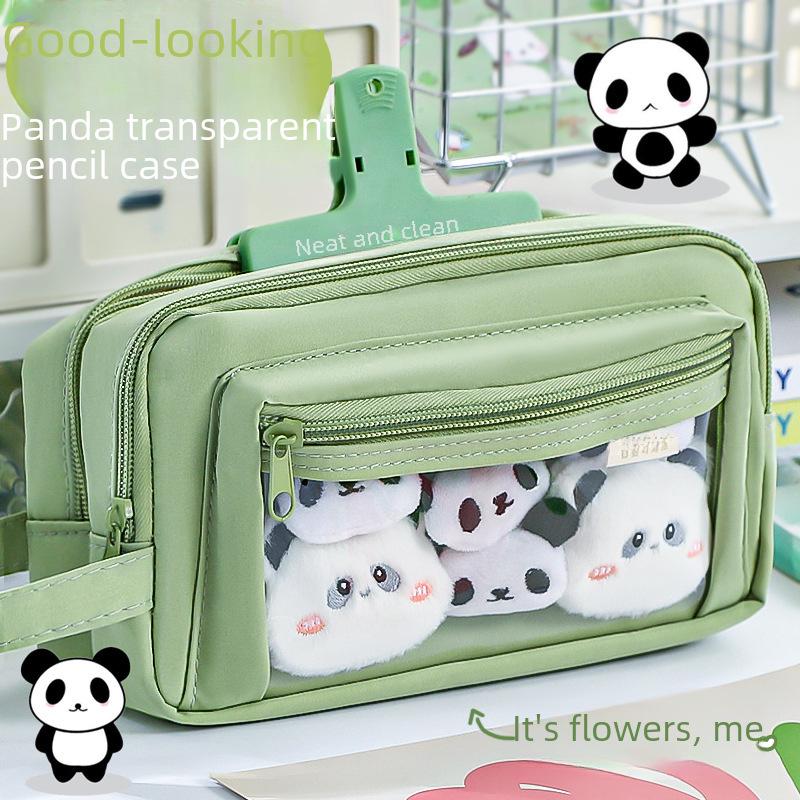 2024 Прозрачный пенал большой вместимости для девочек и студентов
