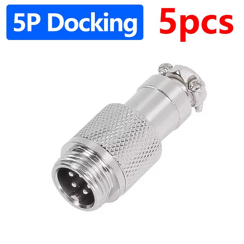 5 шт. авиационный штекер GX12 разъем для стыковой пайки гнездо 2/3/4/5/6/7Pin провода стыковочные разъемы