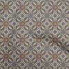 Cotton Flex Gray Fabric Asian Suzani  Diy Clothing Quilting Fabric Print Fabric By Yard 40 Inch