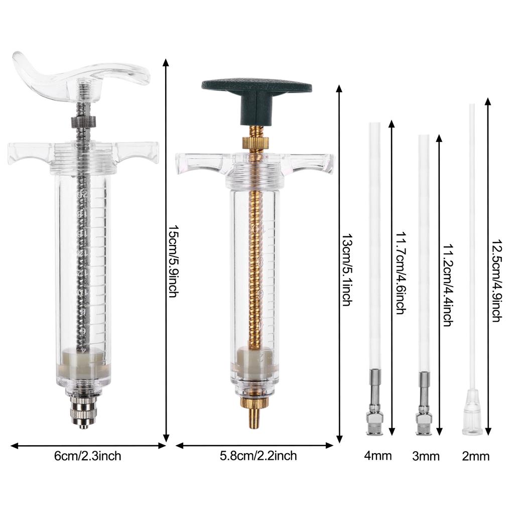 2 комплекта ручных шприцев для кормления птенцов, трубочки для кормления, используемые для кормления птенцов домашних животных