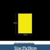Extra Large Double-Sided Pure Yellow Poster Paper for Supermarket Sale Promotions