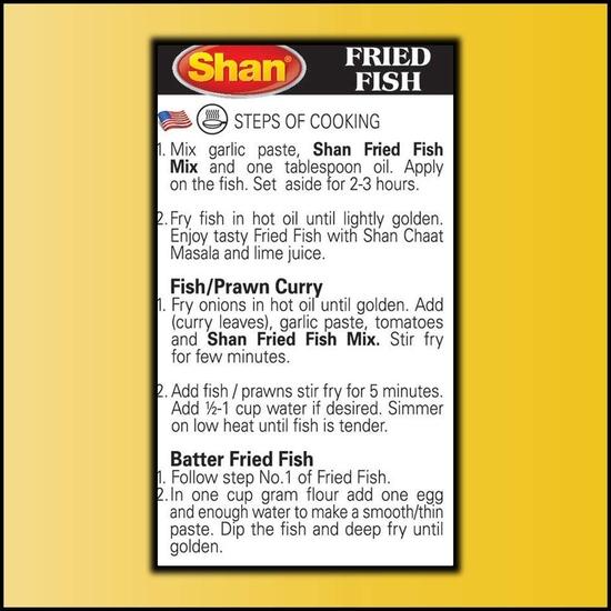 Shan Fried Fish Masala, 50 г, 3 упаковки