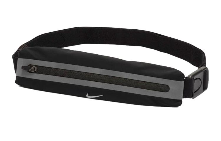 Men's Bag Nike 1L Running Bag Outdoor Bag Nylon Black Silver Unisex