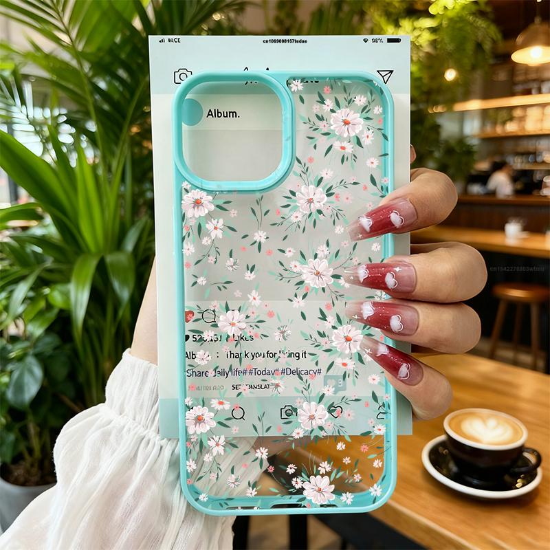 Нежные Красивые Розовые Цветы Чехол для iPhone 17 16 15 14 13 Pro Max Plus Air X XR 7 8 SE 20 Ударопрочный Защитный Чехол для Телефона