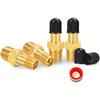Anti-Corrosion Air Compressor Tanks Fill Valve 1/4 NPT 1/8 NPT M10 Automobile Tire Valve Core