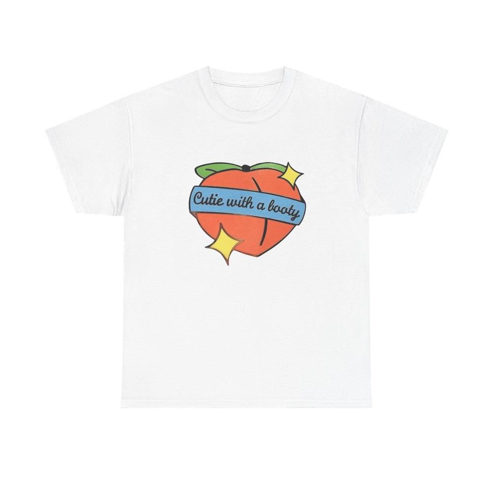 Cutie With A Booty T Shirt Graphic Unisex Heavy Cotton Tee NEW GIFT Unisex T-Shirt