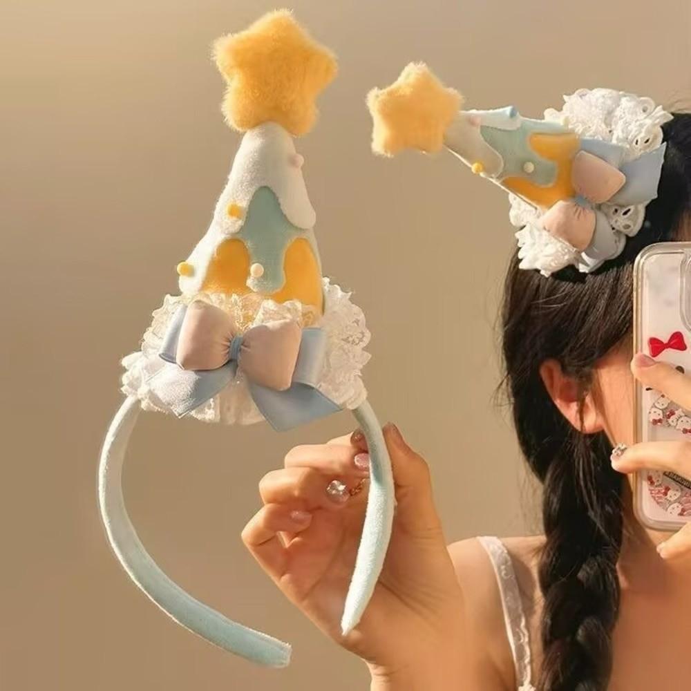 Colorful Birthday Hairband Korean Style Candy Headband Girl Birthday Hair Accessory