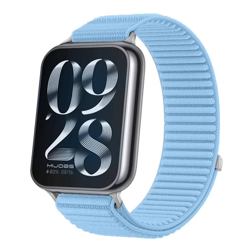 Спортивный плетеный нейлоновый ремешок-петля для Xiaomi Mi Band 9 Pro 8 Pro с металлической пряжкой, дышащий браслет, ремешок для Redmi Watch 6 5 4
