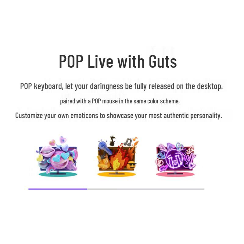 Logitech Беспроводная механическая клавиатура POP KEYS