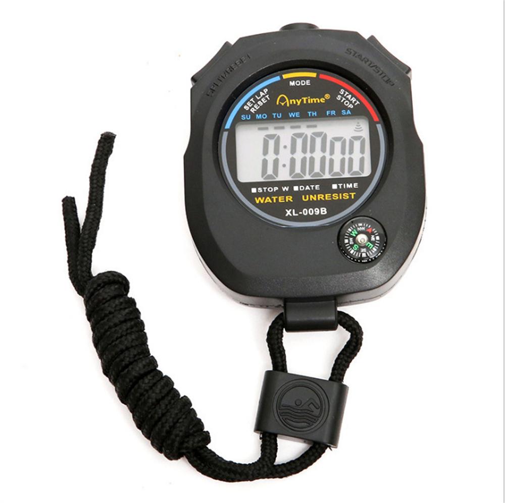 2PCS Handheld Stopwatch Sports Stopwatch Timer Coach Referee Special Waterproof