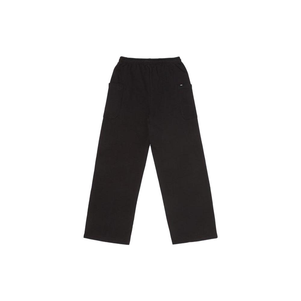 Vans Knitted Sweatpants Women's Black Moderate Straight Fit Pants VN000BYWBLK1