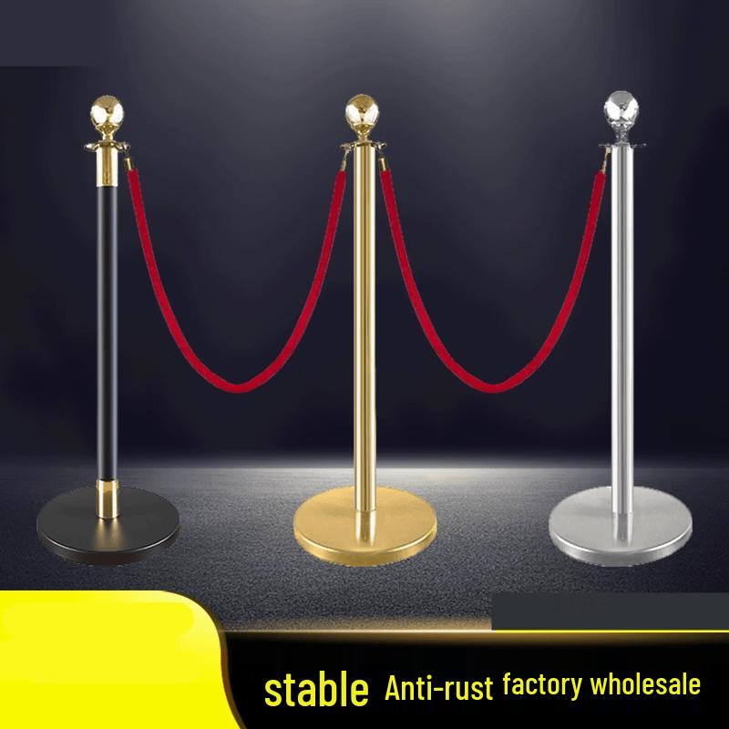 Stainless Steel Crowd Control Stanchion Set
