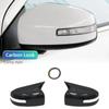 For Mitsubishi Lancer X 10 EX EVO 2008-2016/13-16 Side Door Rearview Mirror Cover Cap Trim Shell Sticker Car Styling Accessories