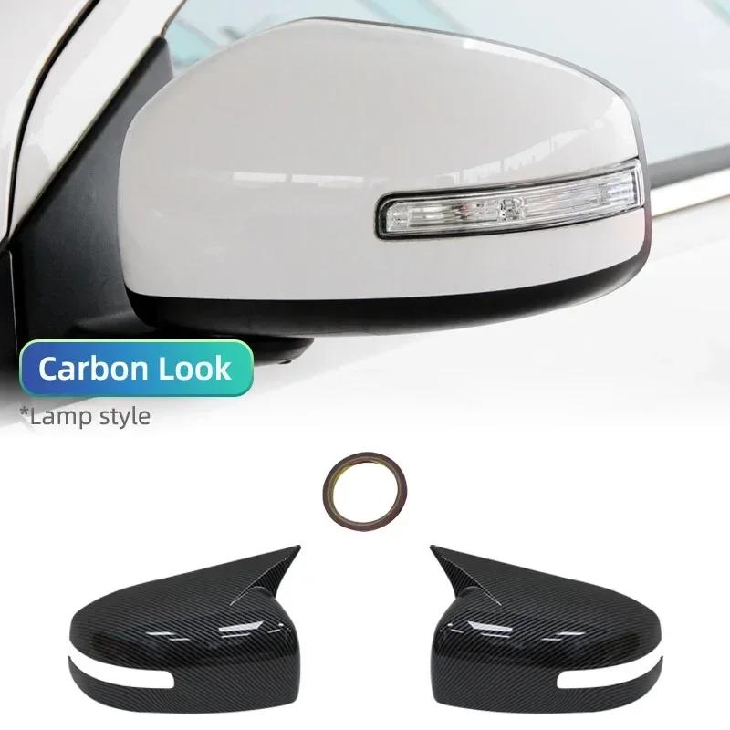 For Mitsubishi Lancer X 10 EX EVO 2008-2016/13-16 Side Door Rearview Mirror Cover Cap Trim Shell Sticker Car Styling Accessories