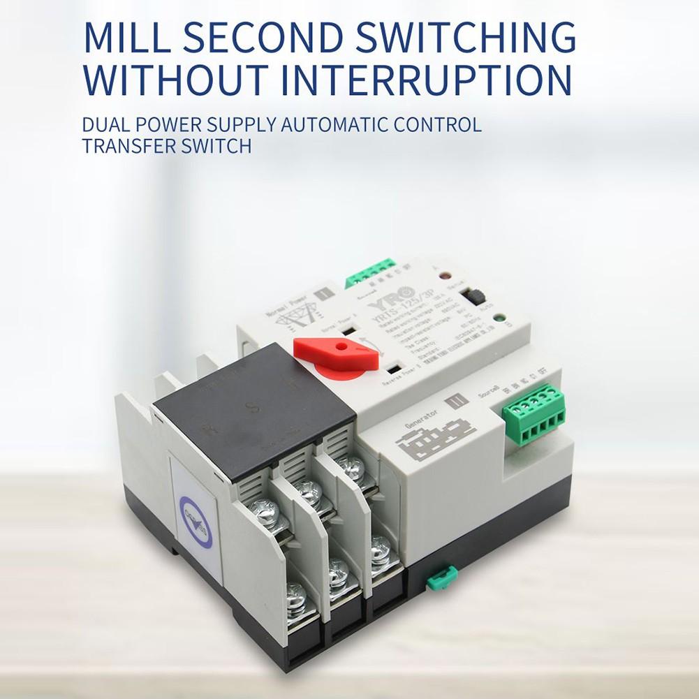 Автоматический резервный переключатель Резервный переключатель 125А 2П 50/60Гц