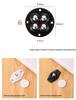 Adhesive Roller Wheels for Trash Can, No-Drill, 4-Pack Universal Base Accessory