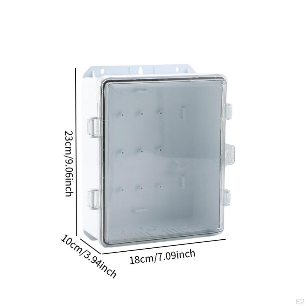Power Distribution Box Electronics Buckle Junction Container Outdoor Utility Easy