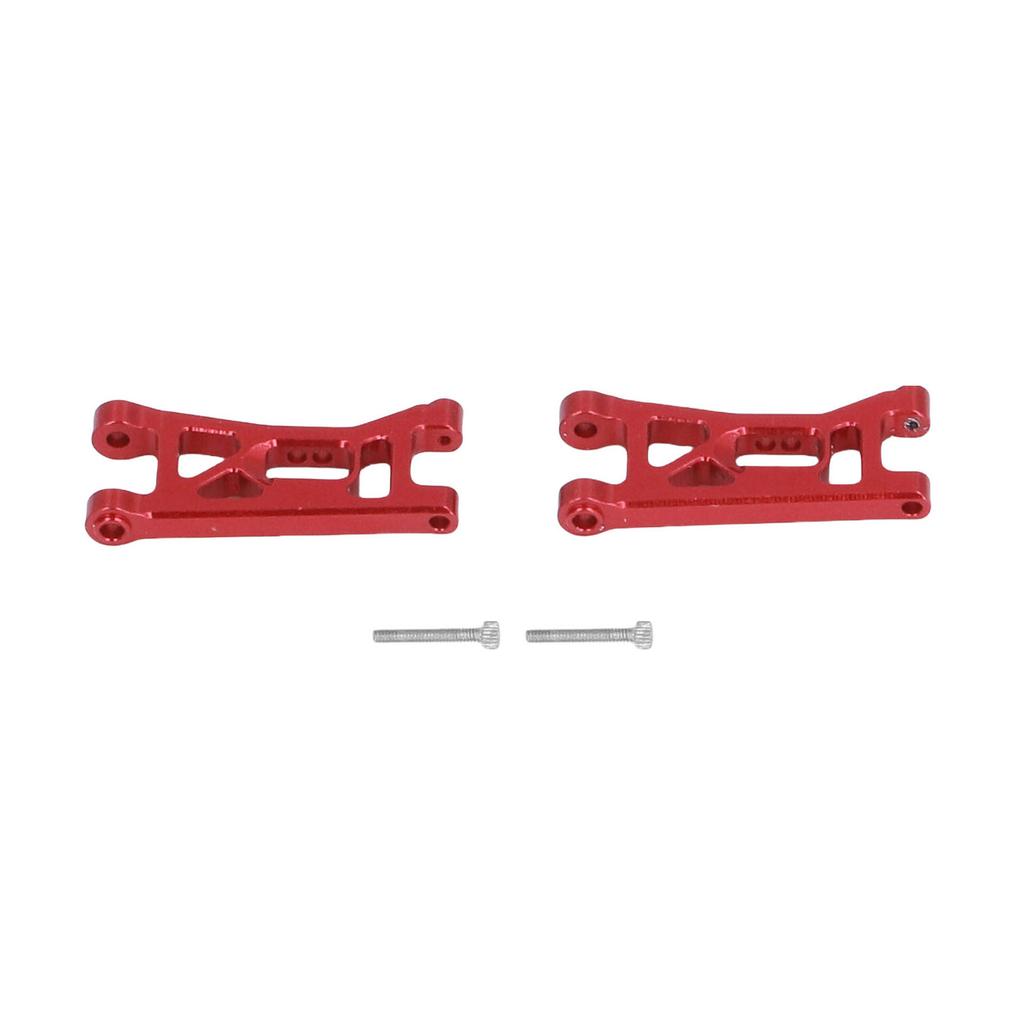 2PCS Front Lower Suspension Arms Set Alloy RC Front Lower Arm Replacement for 1 24 RC Car Upgrade Parts Red
