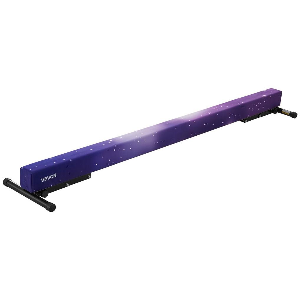 Adjustable Balane Beam for Kids, 8FT Gymnastics Beam, High and Low Floor Beams of 5 Adjustable Heights for All Gymnastic Levels, Professional