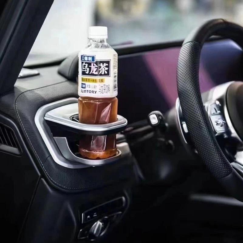 Car Front Cup Holder for Mercedes-Benz G Class W464 G350 G500 G550 G55 G63 2019-2026 Dash Drink Water Cup Holder Left/Right