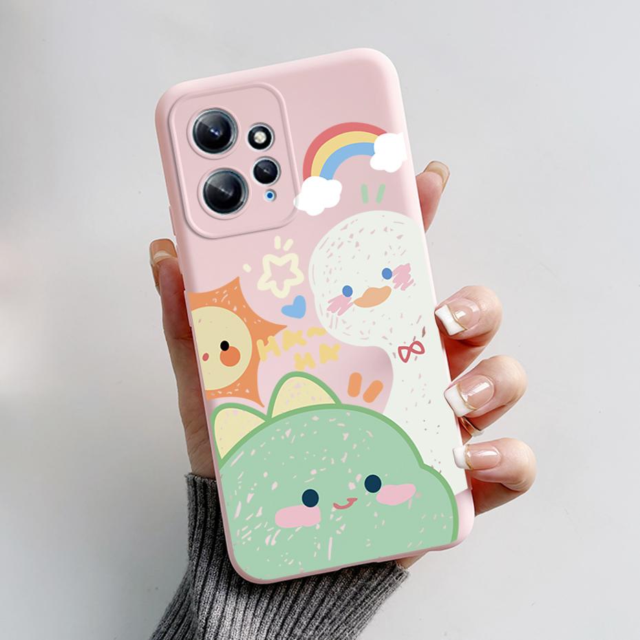 Чехол для Xiaomi Redmi Note 12 12S 4G 5G С рисунком Полная защита Мягкий силикон Стильный мультяшный чехол для Redmi Note 12 S Funda